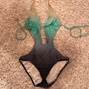 Victoria’s Secret one piece ombré Swim suit